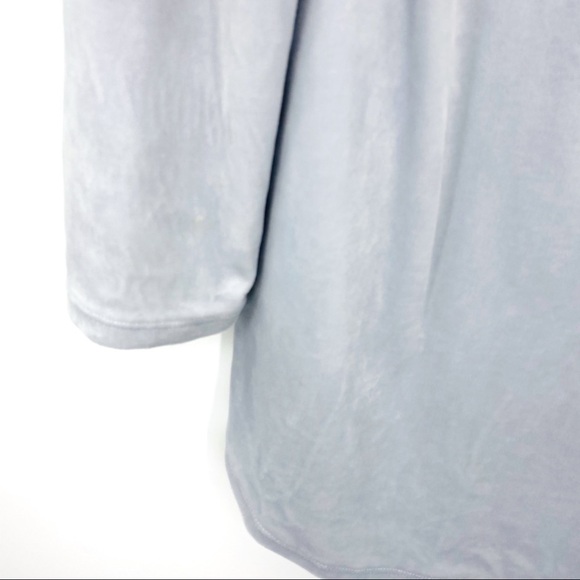 Alfani Grey Velvety soft  Midi Hoodie Lounger Sm - Picture 5 of 6